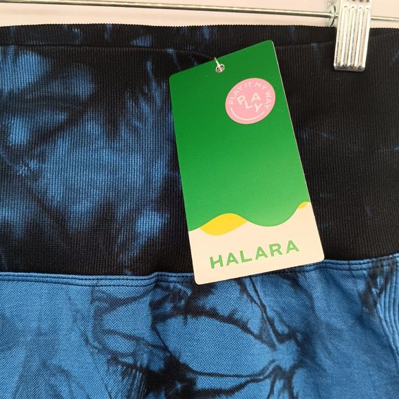 NWT & Bag Halara High Waisted Ruched Butt Lifting Tie Dye Yoga Leggings Size XS - Picture 10 of 16